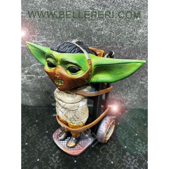 Baby Yoda Grogu Hannibal Lecter Mashup Figurine