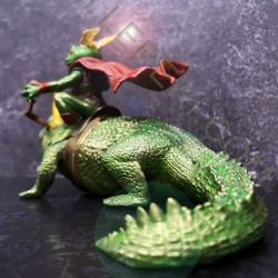 Marvel Disney Plus Alligator Loki Lokigator Throg Thor Frog Figure