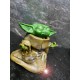 Grogu Meditating On The Seeing Stone Figurine