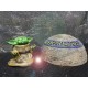Grogu Meditating On The Seeing Stone Figurine
