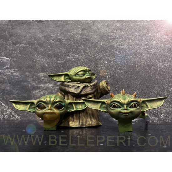 Mandalorian Grogu Darth Maul Sith Baby Yoda Figure