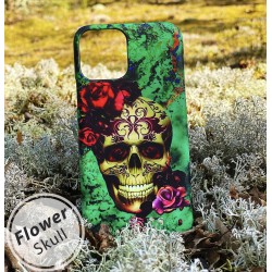 Apple iPhone case - Flower Skull