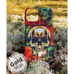 Apple iPhone case - Weed Skull