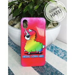 Apple iPhone case - Haters gonna hate Llamacorn Edition
