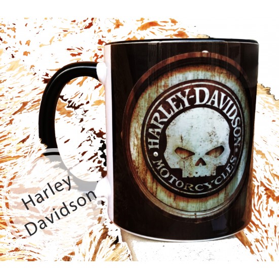 Harley Davidson Willie G Skull coffee mug