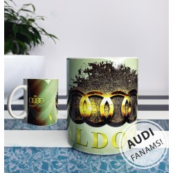 AUDI ŽIEDŲ VALDOVAS COFFEE MUG 2