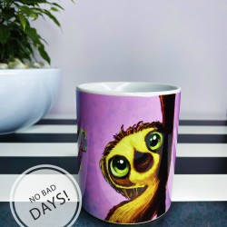 No Bad Days Sloth Coffee Mug
