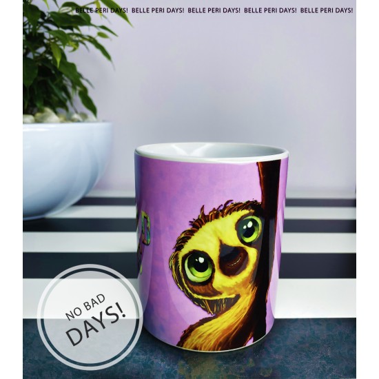 No Bad Days Sloth Coffee Mug