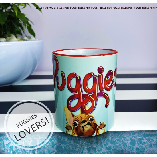Happy Puggies Coffee Mug