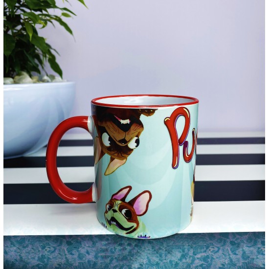 Happy Puggies Coffee Mug