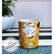No Kisses Cats Coffee Mug