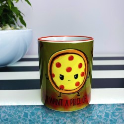 You Want A Piece Of Me Pizza Coffee Mug