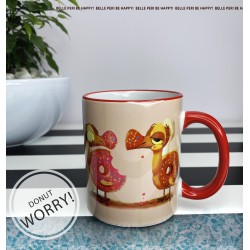 DoDo Donut Worry Coffee mug