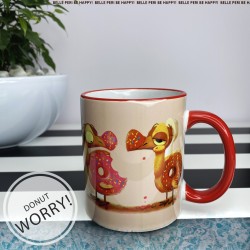 DoDo Donut Worry Coffee mug