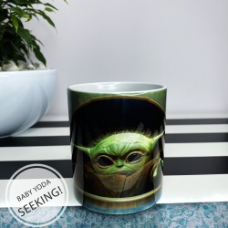 Baby Yoda Seeking You Coffee Mug