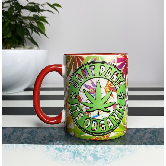 Don't Panic, It's Organic coffee mug