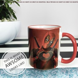 Deadpool Love coffee mug