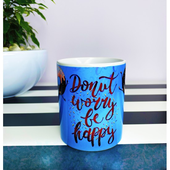 Donut Worry coffee mug