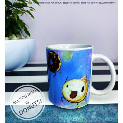 Donut Worry coffee mug
