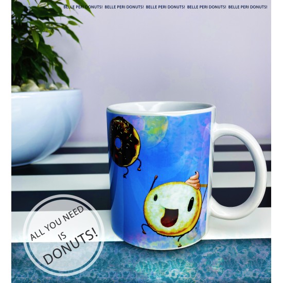Donut Worry coffee mug