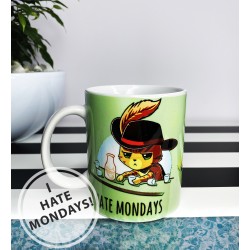 I Hate Mondays Puss in Boots Coffee Mug