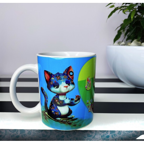 Lithuania Cattoo Artist Coffee Mug