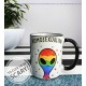 Rainbow Homosexualien coffee mug